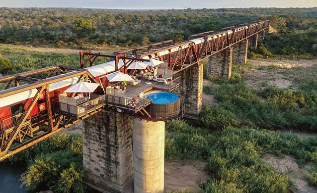 Kruger Shalati - The Train on the Bridge
